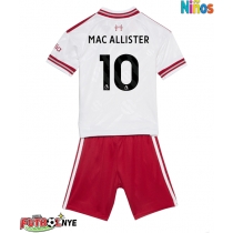 Camiseta Liverpool Alexis Mac Allister #10 Visitante Equipación para niños 2026-27 manga corta (+ pantalones cortos)
